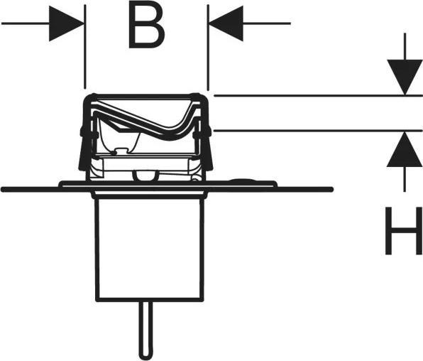 Produktbild Geberit Canaletto Doccia Cleanline (300 mm)