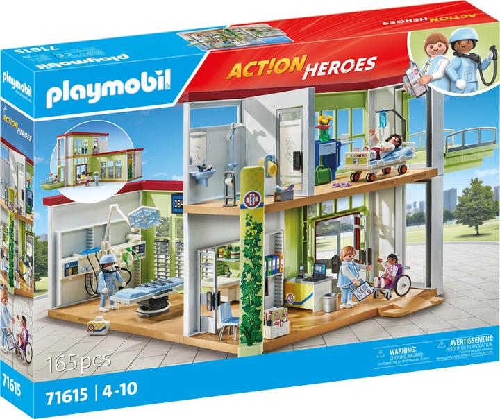 Produktbild Playmobil Modernes Krankenhaus (71615, Playmobil Action Heroes)