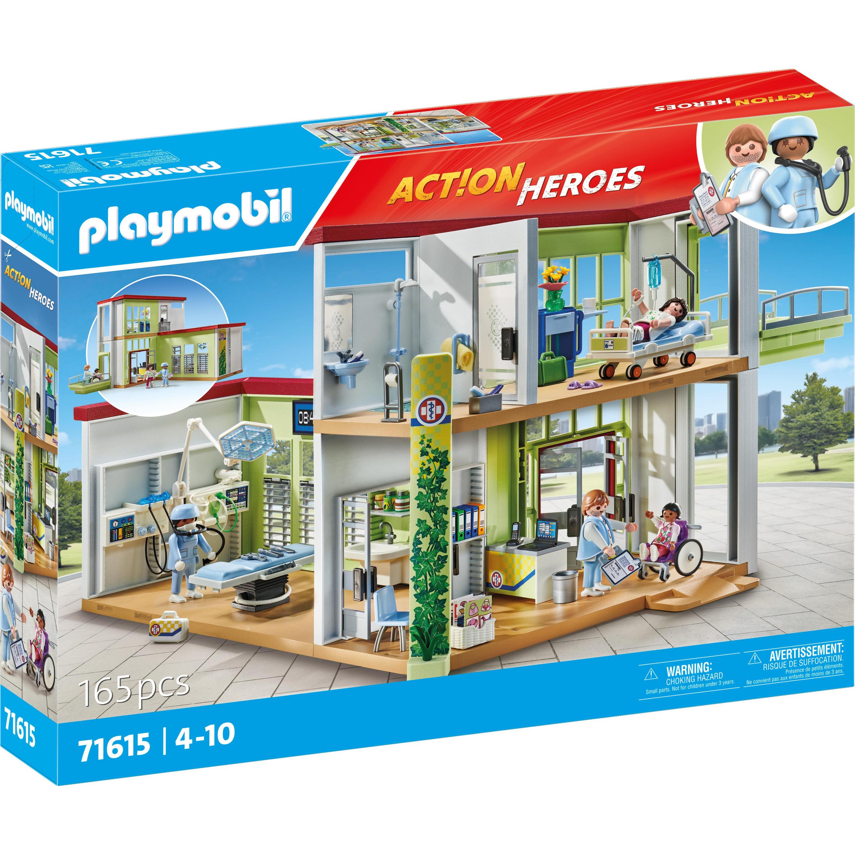 Playmobil Modernes Krankenhaus (71615, Playmobil Action Heroes)