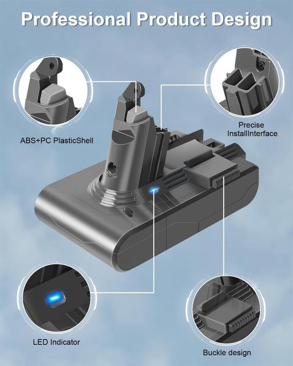 Immagine prodotto Waitley Ersatzakku für Dyson V6 Staubsauger