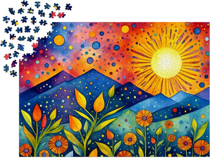 Actual product image Enjoy Puzzle Puzzle 1000 pieces - Sunset Rain (1000 pieces)