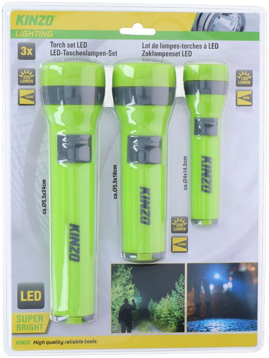 Actual product image Kinzo Flashlight set