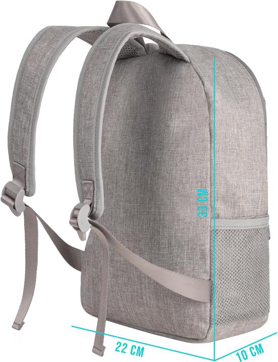 Actual product image Normani Rucksack mit Trolleyfuktion, kleinem 5L Rucksack und Hüftgurt - 9781 (43 l)