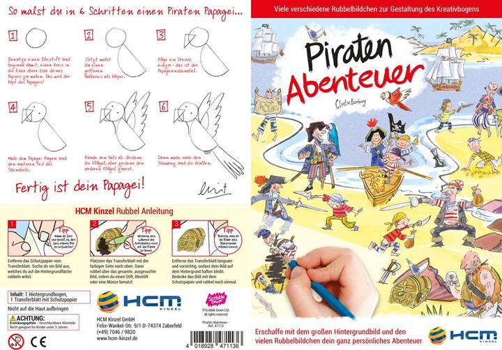 Actual product image Scribble Down - Piratesque adventure (1x)