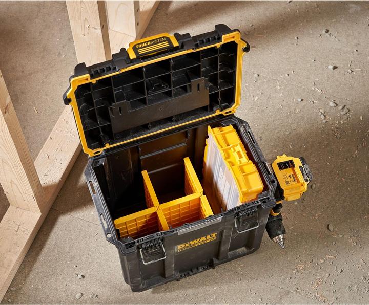 Productafbeelding DeWalt ToughSystem gereedschapskoffer halve breedte (6 onderdelen)