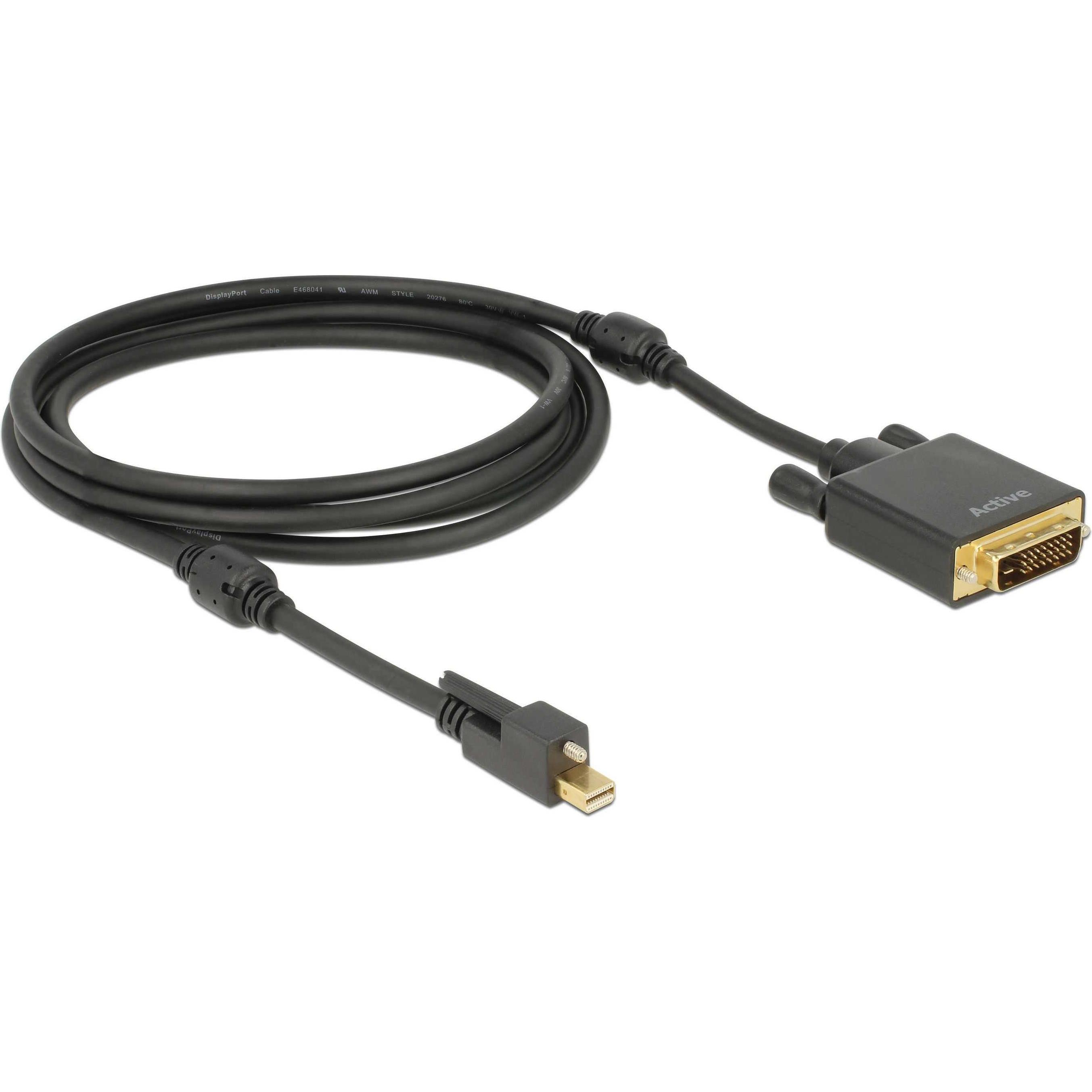 Thumbnail - Delock Mini DisplayPort — DVI (2 m, DisplayPort, DVI), Video Kabel