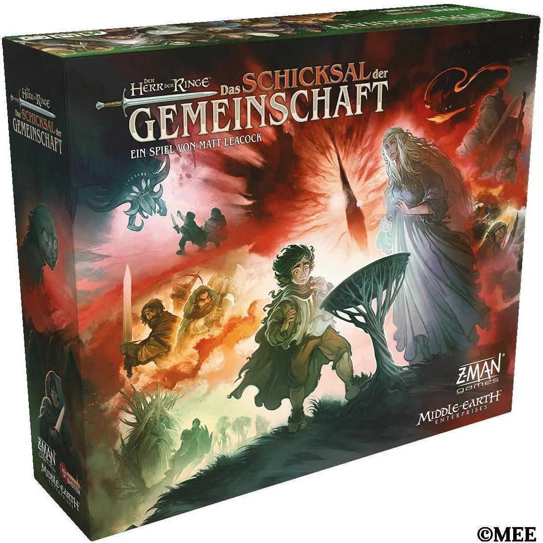 Z-Man Games Der Herr der Ringe: Das Schicksal der Gemeinschaft (Tedesco)