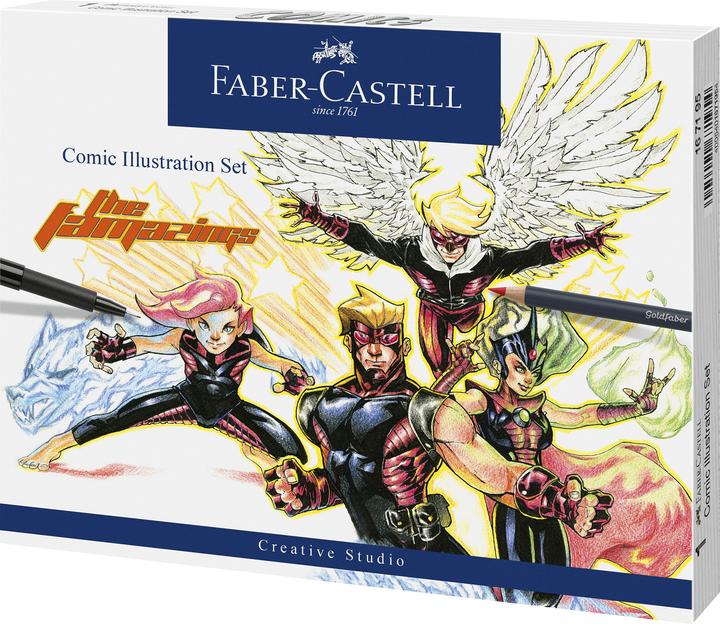 Image du produit Faber-Castell Ensemble d'illustrations de bandes dessinées (15 x)
