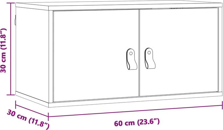 Produktbild vidaXL Wandschrank (30 x 30 x 30 cm)
