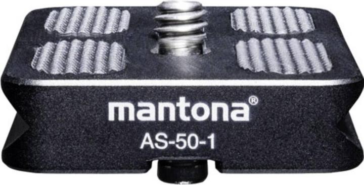 Actual product image mantona AS-50-1 (Tripod quick-release plate)