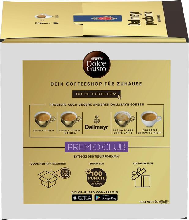 Image du produit Nescafé Dolce Gusto Dallmayr Prodomo (16 x Port.)
