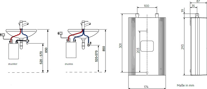 Nährwerte und Zutaten AEG Haustechnik DDLE Kompakt FB 11/13 kW Kompakt Durchlauferhitzer für die Küche, Fernbedienung, 400 V, Untertisch
