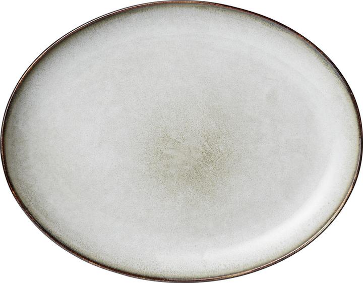 Lene Bjerre Piatto ovale Amera 29 cm - Grigio