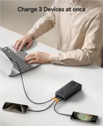 Produktbild Joyroom 22.5W LED Fast Charging Power Bank 20000mAh (20000 mAh, 22.50 W, 74 Wh)