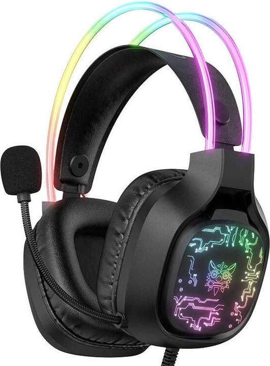 Actual product image Onikuma X22 Gaming headset (black) (Cable)
