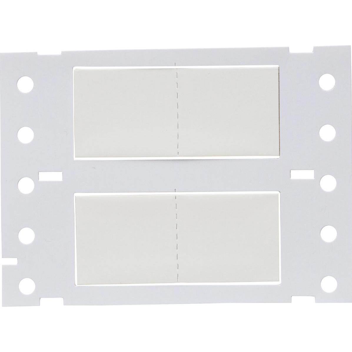 Thumbnail - Brady, Etiketten, PS-500-2-WT-2, B-342, Permasleeve, wärmeschrumpfd. Polyolefin, Weiss, 25,4 x 21,62mm, für Kab