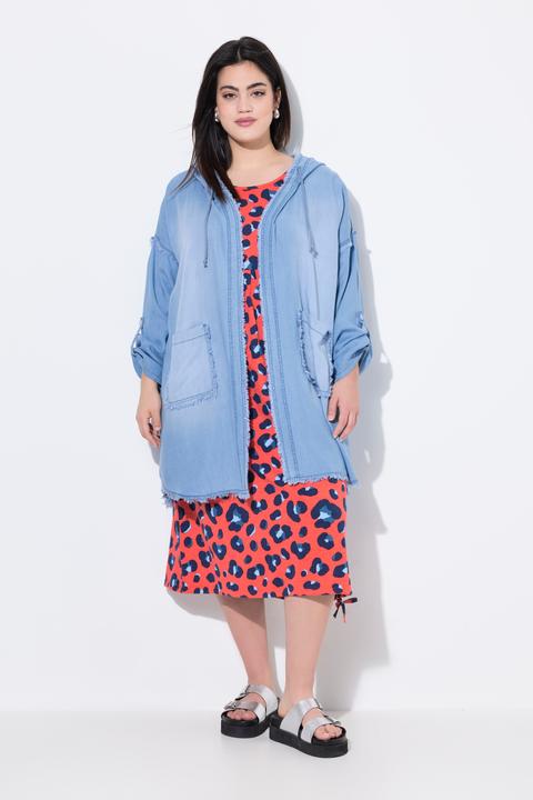 Produktbild Angel of Style Jacke, softe Jeansoptik, Kapuze, Rückenprint (52)