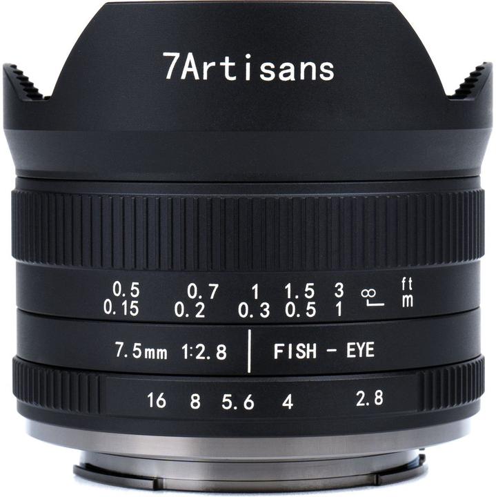 7artisans 7.5 mm F/2.8 Fisheye Mark II (Fujifilm X, APS-C / DX)