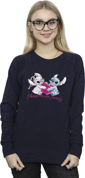Produktbild Disney Lilo And Stitch Ohana Heart With Angel Sweatshirt (XXL)