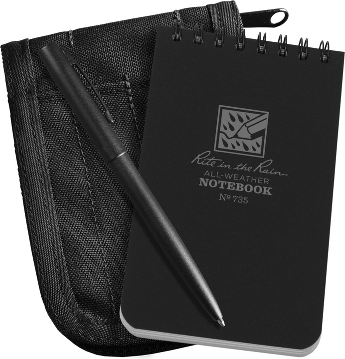 Immagine prodotto Rite in the Rain Kit di quaderni 3 X 5 per tutte le stagioni (Nero, blocco nero / coperchio, 1 x)
