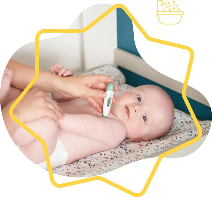 Actual product image Badabulle Digital clinical thermometer (Armpit, Mouth, Rectal)