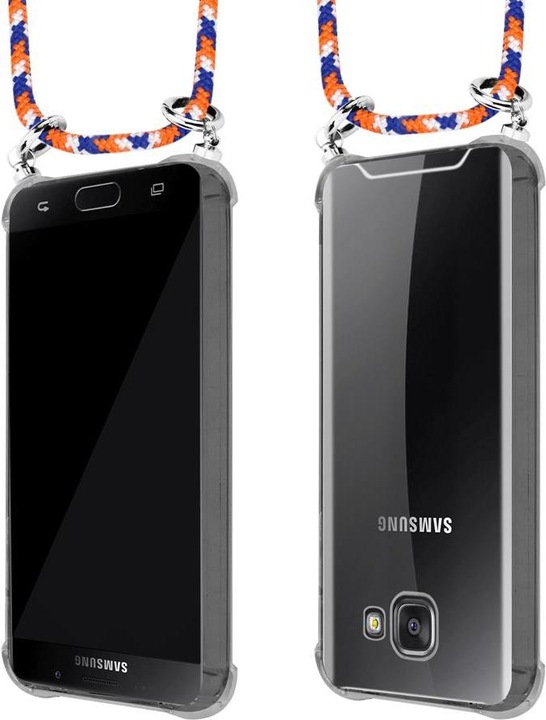 Produktbild Cadorabo TPU Handy Kette SILBER Cover