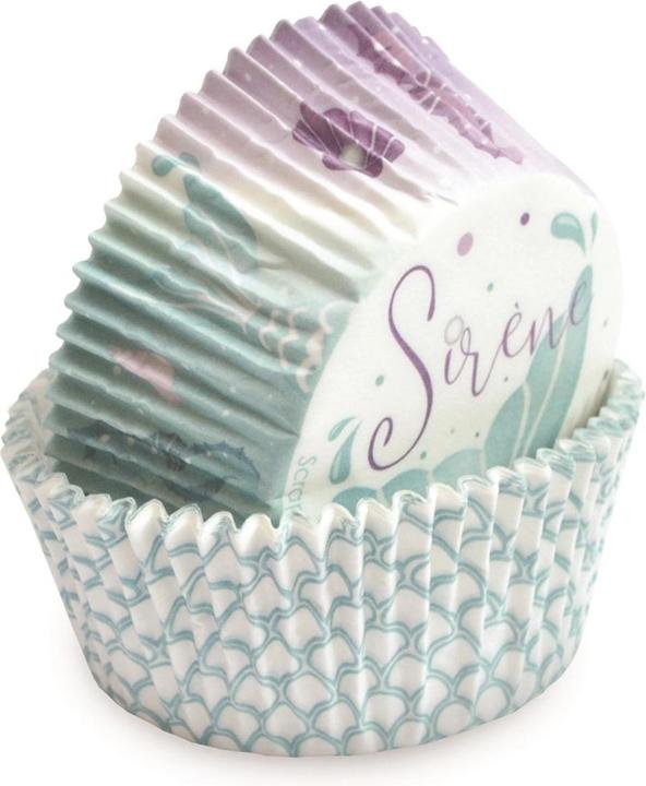 Produktbild ScrapCooking Förmchen 36 Stk. "Meerjungfrau" (7.50 cm)