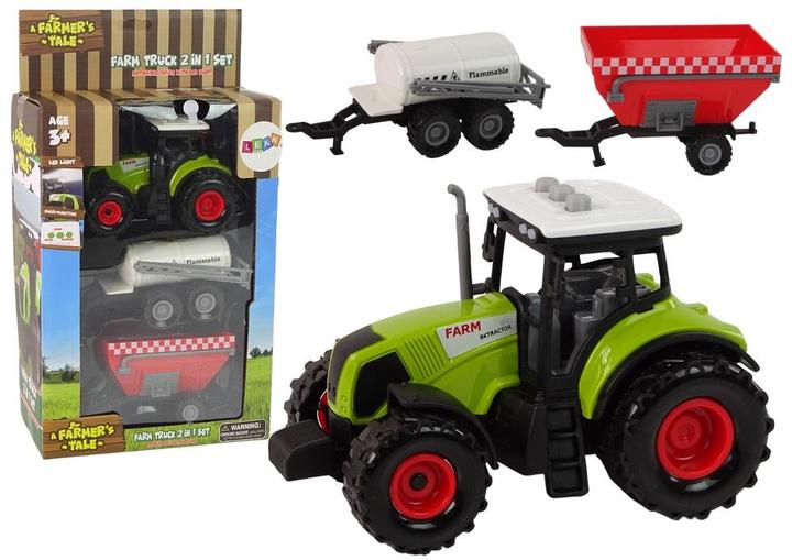 Produktbild Lean Toys Ackerschlepper-Set + 2 Ackermaschinen Ackerschlepper-Set