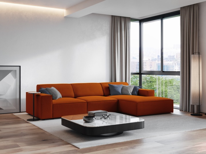 Actual product image Micadoni Right Corner Sofa, "Jodie", 4 Seats, 284x166x70Made in Europe (Corner sofa)