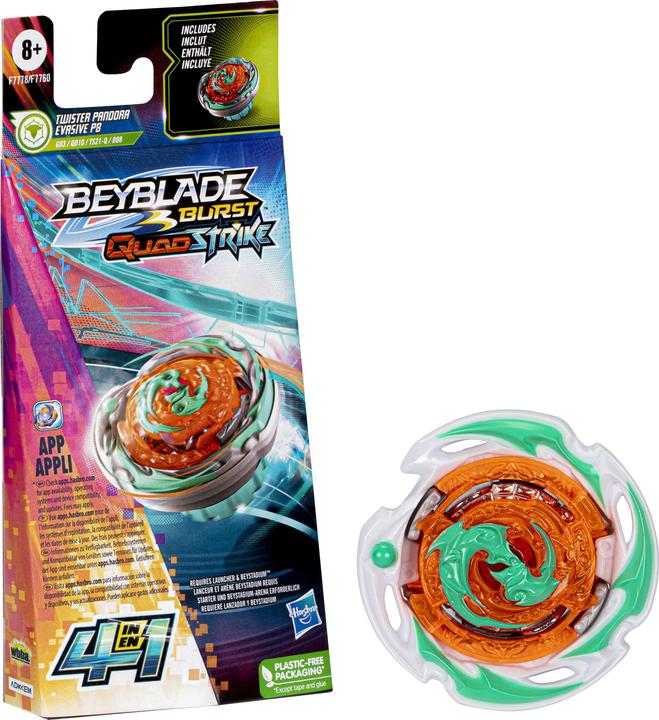 Produktbild Hasbro Beyblade QS (Assortiert - 1 Stück) (Deutsch, Englisch, Französisch, Italienisch, 1 Spieler)