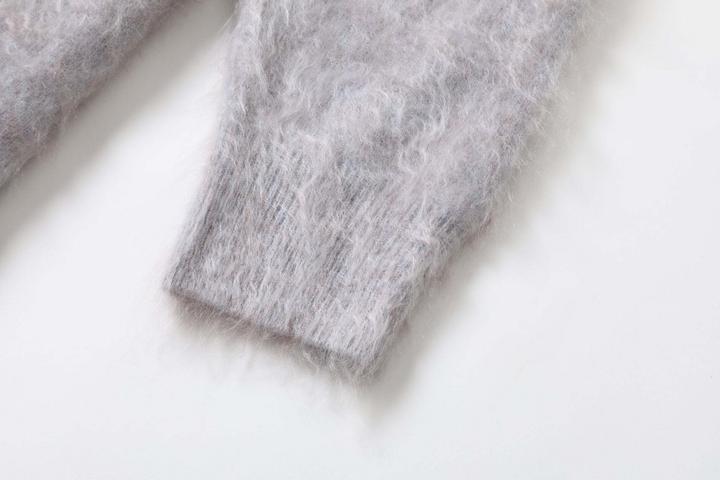 Produktbild Bellemere Pullover Brushed Pure Cashmere V-Neck Sweater (One Size)