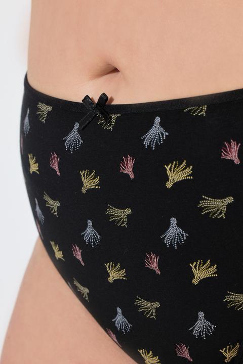 Immagine prodotto Ulla Popken Slip midi con fantasia/tinta unita in confezione da cinque (60)