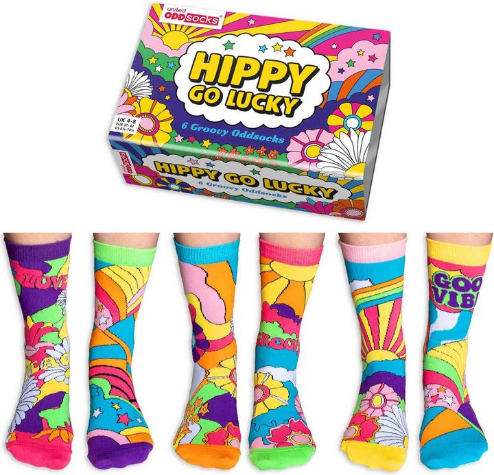 Actual product image United Oddsocks Hippy go Lucky (Single pack, 37 - 42)