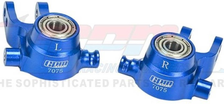 Immagine prodotto GPM Aluminium Lenkhebel vorn eloxiert blau TRX Slash, Stampede, Rustler, Hoss, Rally 4x4