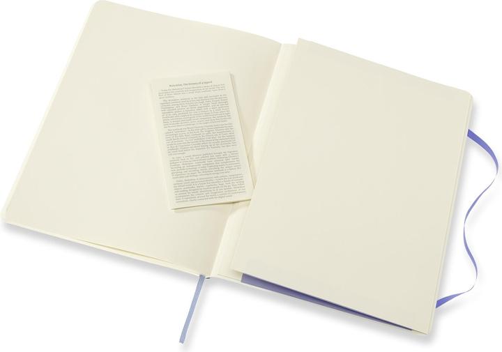 Actual product image Moleskine Notebook HC XL (19 x 25 cm, Plain, Soft cover)