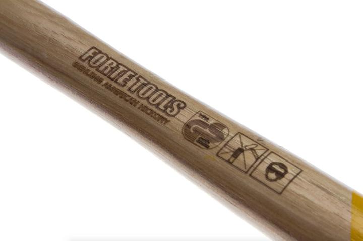 Actual product image Forte tools Metalworker's hammer with wooden handle, 100 g head weight, hammer with wooden handle, premium tool (100 g)