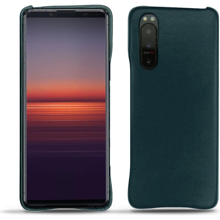 Noreve Lederschutzhülle (Sony Xperia 5 II), Smartphone Hülle, Blau