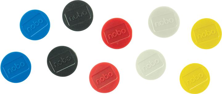 Nobo Magnet round 38mm 1915318 ass. 10 piece (10 x)