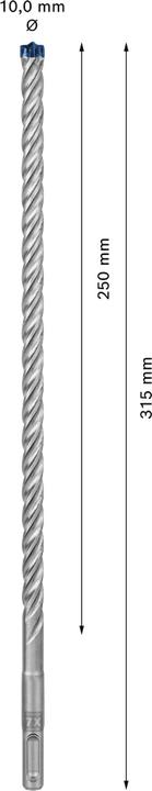 Actual product image Bosch Professional Zubehör Expert SDS plus-7X (10 millimetres)