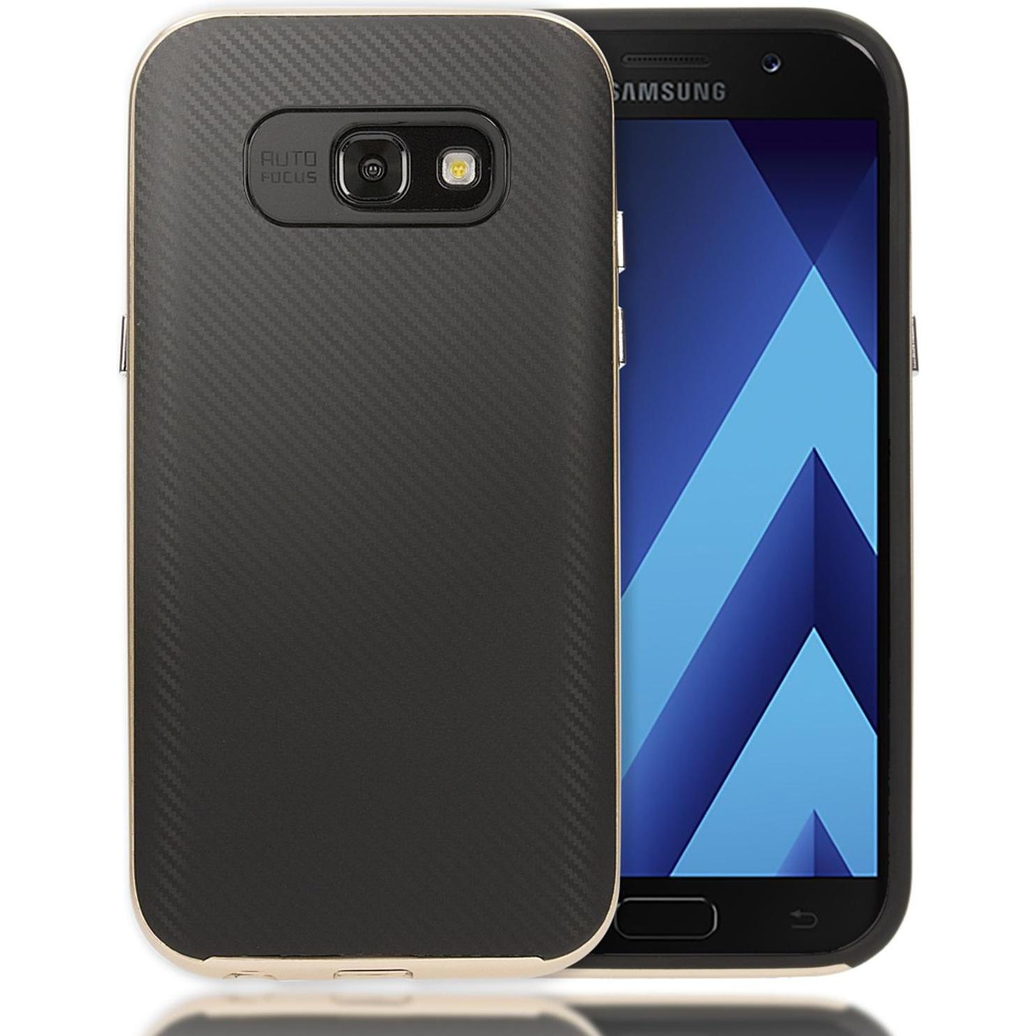 Nalia Handyhülle (Samsung Galaxy A3 (2017)), Smartphone Hülle, Gold