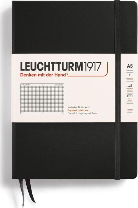 Produktbild Leuchtturm1917 Notizbuch (A5, Kariert, Harter Einband)