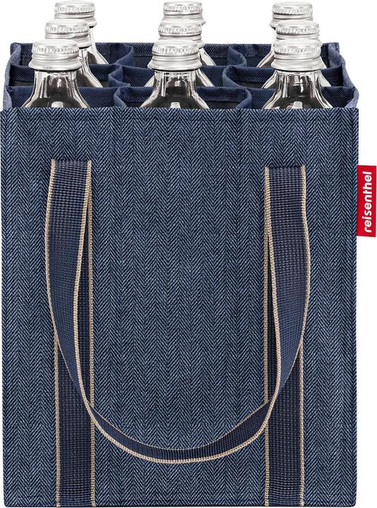 Produktbild reisenthel Flaschentasche Herringbone Dark Blue