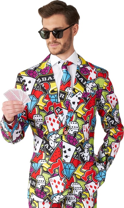 Produktbild OppoSuits Casino Icons Partyanzug (L)