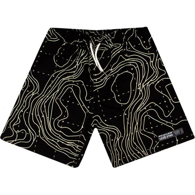 Thumbnail - Tealer, Herren, Shorts, shorts map, Schwarz, (XS)