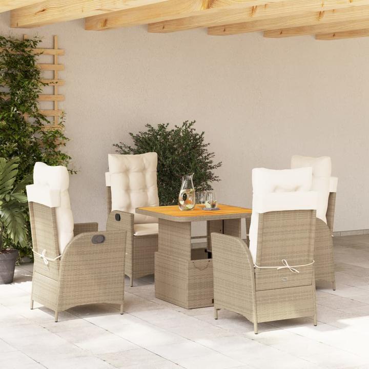 Produktbild vidaXL Garten Essgruppe (80 x 80 x 40 cm)
