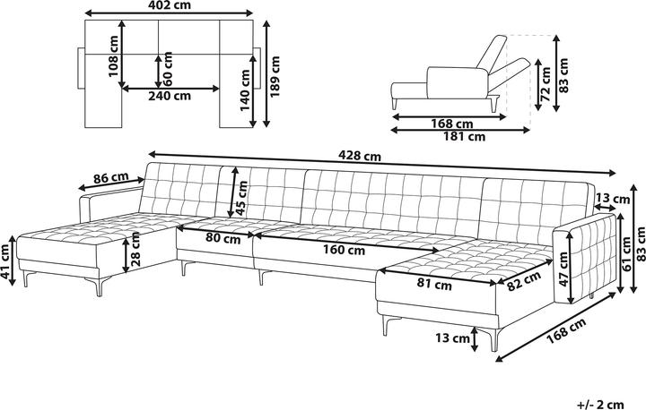 Image du produit Beliani Aberdeen (Canapé-lit)