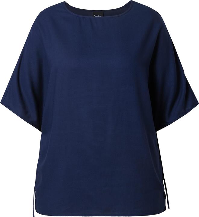 Immagine prodotto Ulla Popken Blusa a tunica dal taglio oversize con scollo a barca e mezze maniche (46, 48)