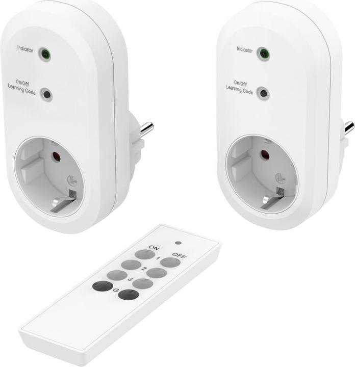 Produktbild Hama Funksteckdosen-Set (CEE 7/4)