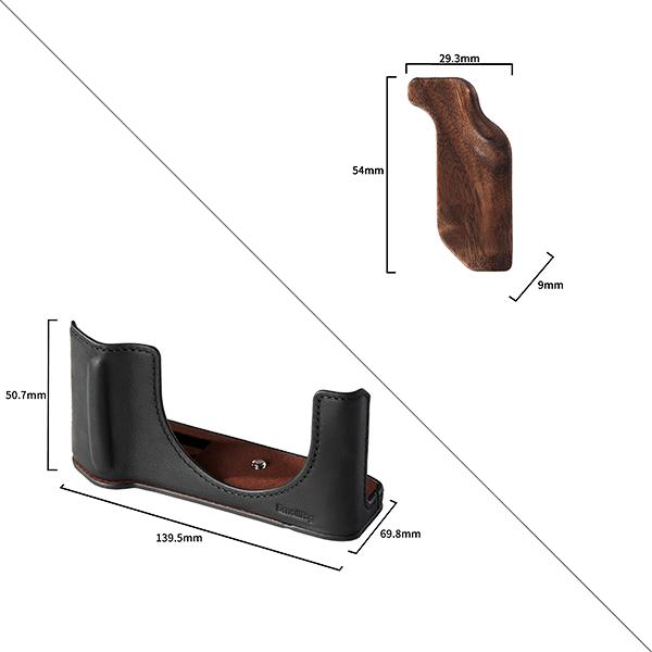 Produktbild SmallRig Ledertaschen-Kit für FUJIFILM GFX100RF Schwarz (Kamera Hüfttasche)