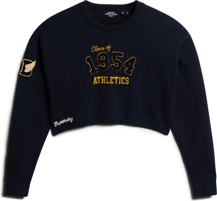 Image du produit Superdry Pull ras du cou court Varsity (10XL)